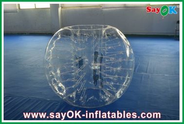 Diamètre de boule de butoir gonflable durable transparent 2M pour des jeux de sport
