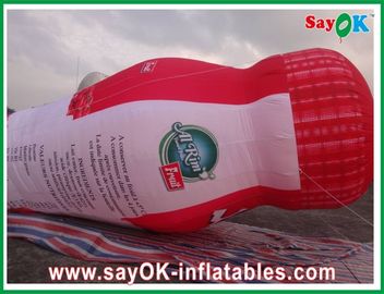 Bouteille gonflable de yaourt de bâche ignifuge de PVC pour la campagne d'Adversting