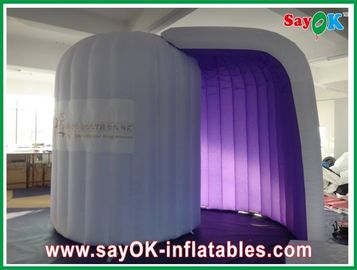 Tente de Photo-prise gonflable de partie de décorations de studio gonflable de photo pourpre durable de ventilateur de la CE
