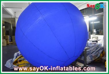 La boule gonflable extérieure bleue adaptée aux besoins du client avec 12 couleurs a mené des lumières