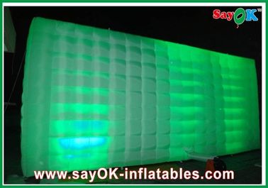 Tente gonflable d'air de L10 X W10m avec la lumière menée pour l'événement de promotion de la publicité de boîte de nuit