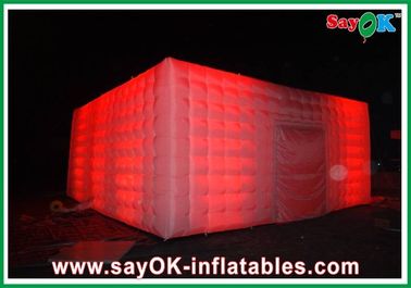 Tente gonflable d'air de L10 X W10m avec la lumière menée pour l'événement de promotion de la publicité de boîte de nuit