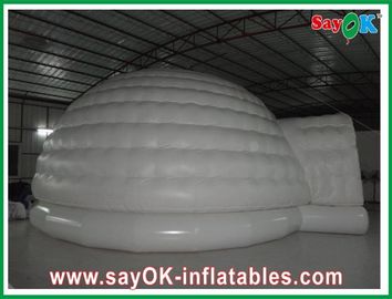 CE blanc d'igloo d'Oxford de tissu de la tente gonflable imperméable gonflable voûtée 10m Customed d'air
