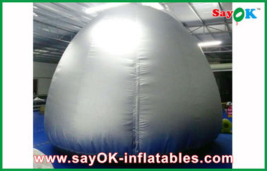 Dôme gonflable argenté de planétarium du rond 5m avec la tente de projection de tissu de projection