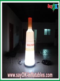 taille gonflable 2M de vin de bouteille du tissu 190T en nylon avec les lumières menées