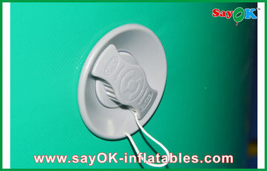 Logo adapté aux besoins du client par voûte gonflable verte de finition imprimant le PVC de 0.4mm