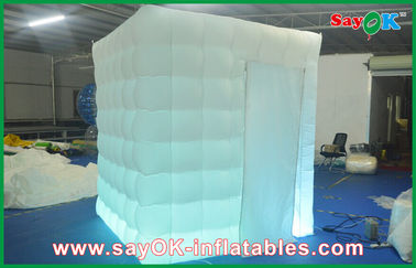 La cabine gonflable 12 de photo de photo de studio de tissu durable gonflable d'Oxford a mené des couleurs pour la noce