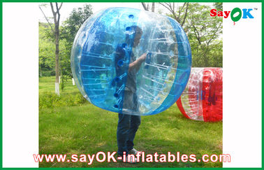 Boule de butoir gonflable de bulle de jeux interactifs gonflables Zorbing 0.8mmPVC/TPU pour la famille