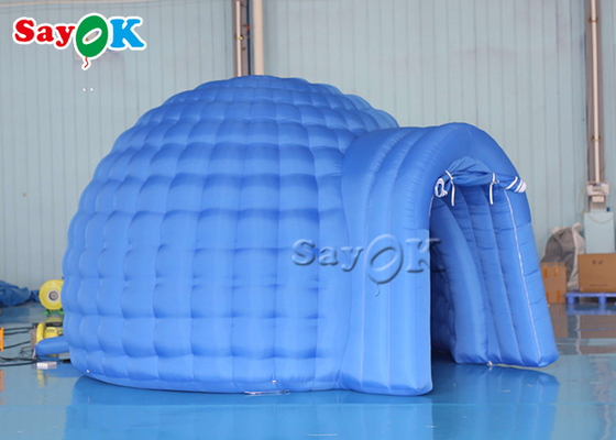 Tente gonflable bleue de dôme de projection de planétarium de Digital pour actif d'intérieur