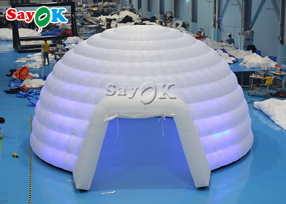 Tente gonflable blanche de dôme de projection de planétarium de Digital pour actif d'intérieur