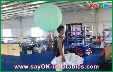 tissu en nylon de sac à dos de diamètre de 80cm d'éclairage gonflable de boule protégeant du vent pour la publicité