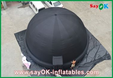 Planétarium gonflable noir de projection du diamètre 5m avec GV ROHS de ventilateur