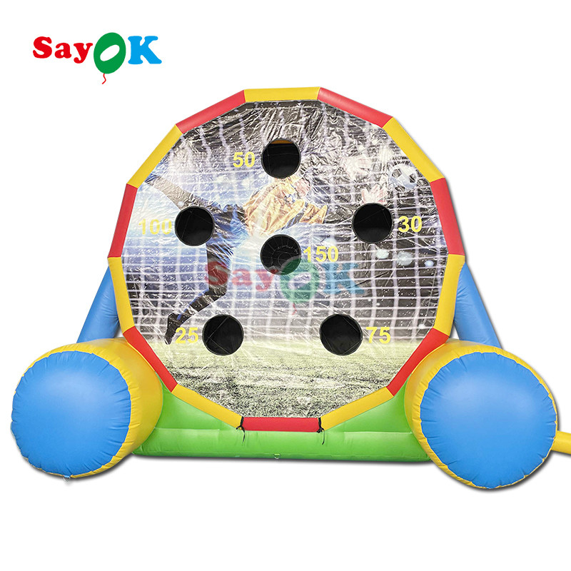 Jeu de lancer de hache gonflable lancer de balle gonflable cible de fléchettes planche de football gonflable dartbaord pour les événements sportifs