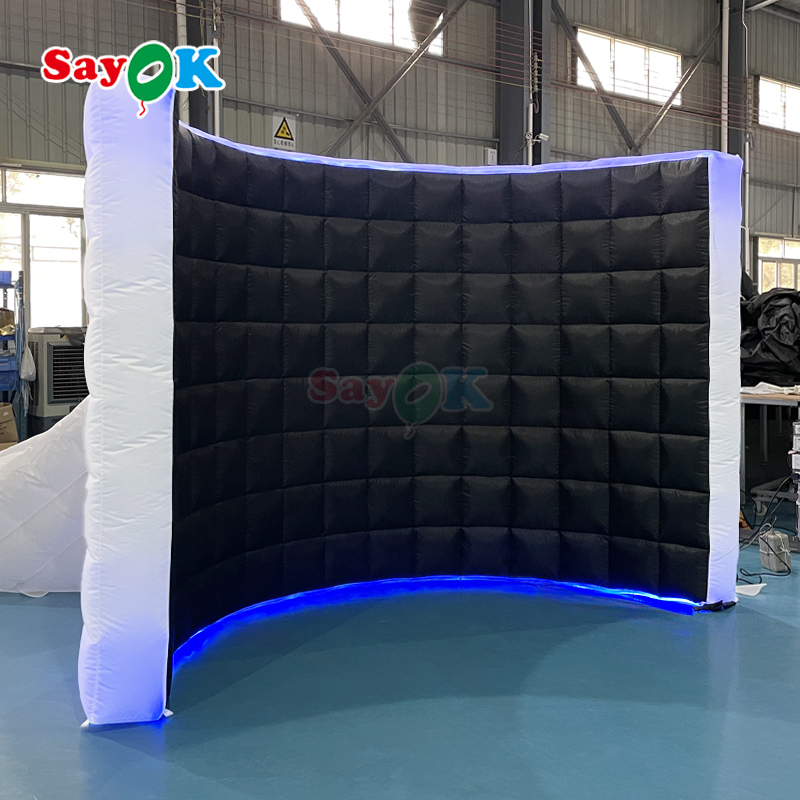 Custom LED Inflatable Photo Booth for Weddings and Events