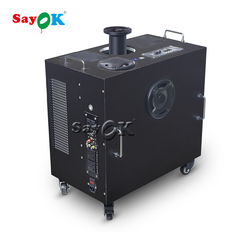 Planétarium gonflable portable Sayok 6500LM avec une garantie d'un an et 4 roues pour la projection HD Fulldome