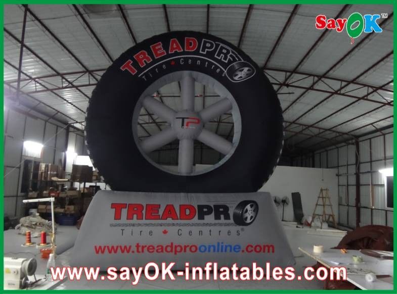 Dactylographiez à forme les produits gonflables faits sur commande avec l'impression de logo pour la publicité