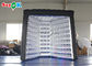 Advertising LED Light Inflatable Photo Booth V Sharp Silver Type Enclosure Tent
