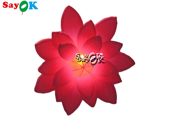 fleurs accrochantes de allumage gonflables de mariage de décoration de 1.5m