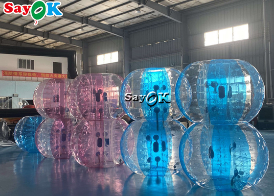 Les jeux gonflables de sports du parc d'attractions 1.0mm TPU bouillonnent ballon de football
