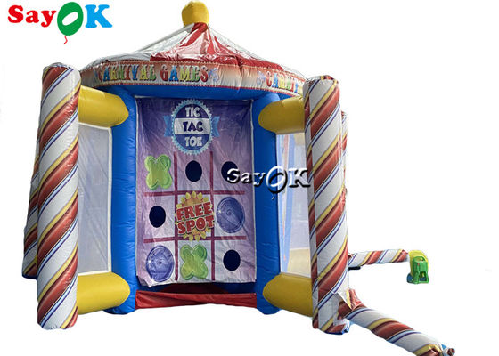 Cabine interactive de jeu de carnaval de Theme Party Inflatable de barrière de barre de jeux de sports de Tarpalin de jeux gonflables de pelouse