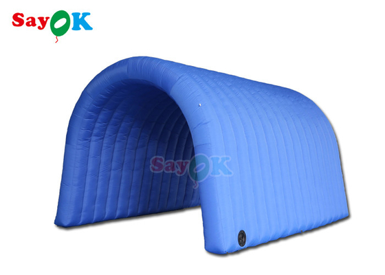 Tissu gonflable bleu gonflable d'Oxford de tente de tunnel de la tente 5x5x3mH de pelouse pour l'exposition