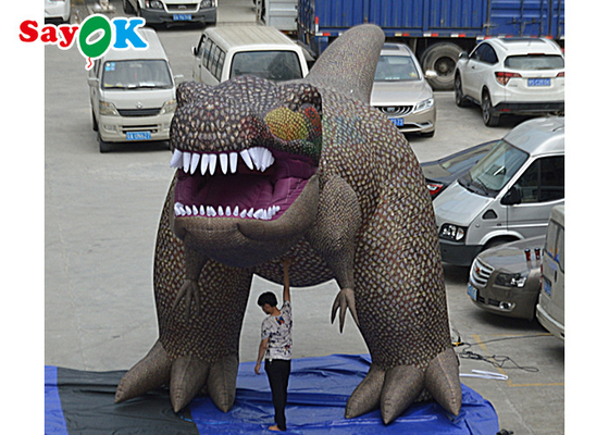 Dinosaures gonflables géants Tyrannosaurus Rex gonflables Modèle de décoration d'activité