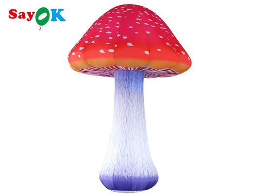 190T modèle de allumage gonflable de la publicité de décoration du tissu 4m de champignon enflé en nylon d'air