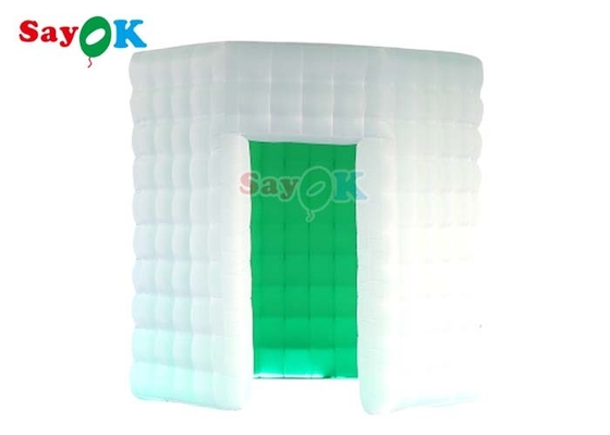 La cabine ovale Inflatble de photo d'entrepôt a mené la tente avec le ventilateur