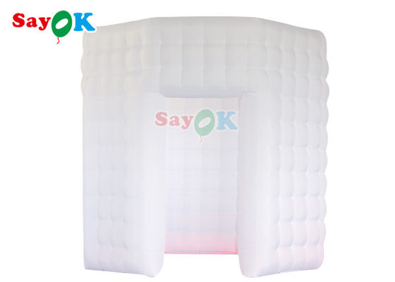Cabine gonflable de photo de tissu blanc d'Oxford pour l'événement sans plomb