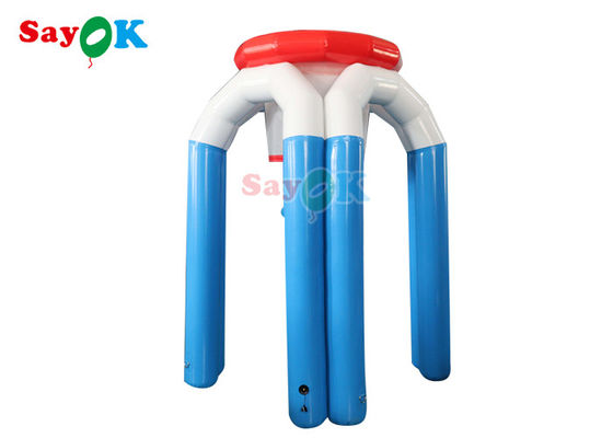 Cercle de basket-ball gonflable de lancement géant de jeu pour l'amusement de famille