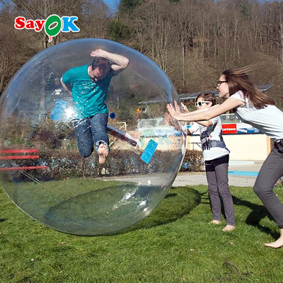 Balle de hamster humaine gonflable en PVC en gros pour jeux de sport en plein air, balle Zorb pour jeux interactifs intérieurs et extérieurs