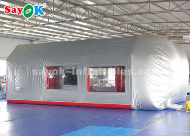 Tente de voiture gonflable mobile cabine gonflable de pulvérisation de peinture avec filtre à éponge pour l'entretien de voiture
