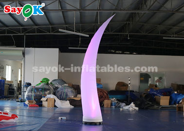 décoration gonflable d'éclairage de défense de 2.5m avec 16 lumières changeantes de couleur