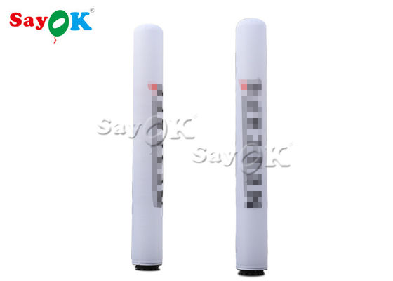 colonnes gonflables de lumière de 0.63x5mH LED pour les événements/décoration d'étape