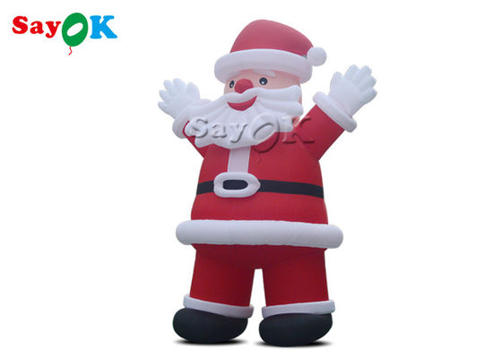 La publicité Santa Christmas Decoration gonflable de tissu d'Oxford