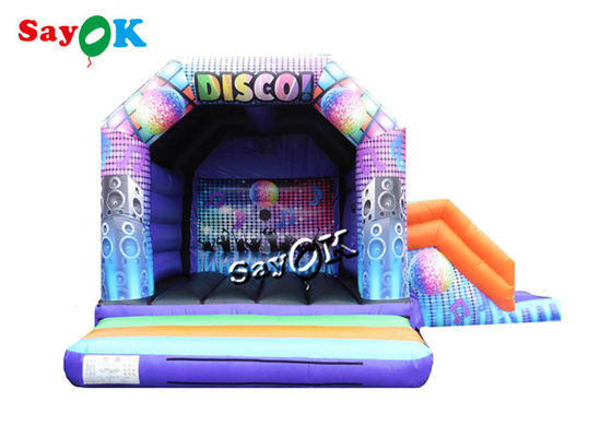 Chambre gonflable de rebond de dôme de disco de 15x18ft avec la glissière Digital imprimée