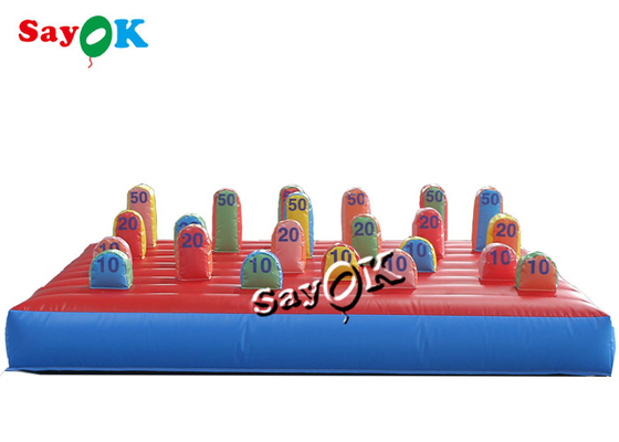 impression gonflable de Ring Toss Game With Logo de carnaval 10ft extérieur de 3m