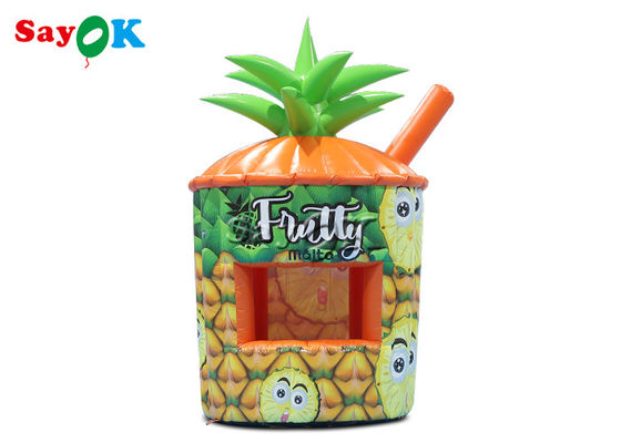 Tente gonflable pour pelouse PVC kiosque d'ananas Tente gonflable portable avec souffleur d'entreprise