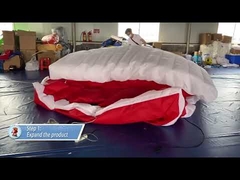 Décorations de Noël gonflables en tissu d'Oxford Homme de neige de Noël géant pour la fête