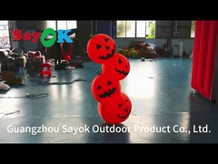 4.9ft forme de citrouille LED gonflable modèle gonflable citrouille décoration d'Halloween