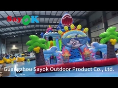 Commercial Blow Up Château gonflable sautant Combo Bounce House Château gonflable sautant glissière