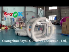 Chambre en PVC de qualité commerciale, maison à bulles, fête pour enfants, tente de jardin, ballon à dôme clair