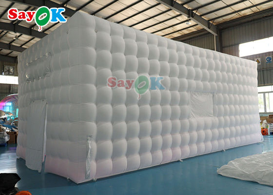 Club de nuit de lounge Tente de camping gonflable Tente gonflable avec lumières Tente gonflable