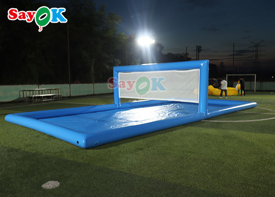 Jeux de parc aquatique Grand bassin gonflable Volley-ball Champ gonflable Cour de tennis aquatique Pour les jeux sportifs