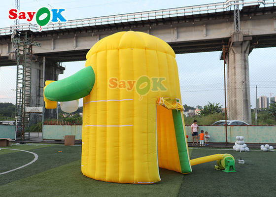 Tente gonflable à air Oxford Tente à air gonflable sur gazon personnalisée