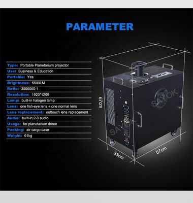 Projecteur de dôme numérique pour planétarium
