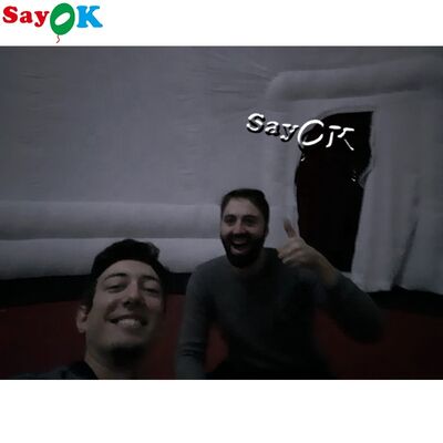 Tente gonflable de projection de planétarium de cinéma gonflable portable