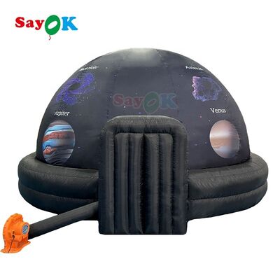Sayok Conception 3D Gratuite 5m Tente Planétarium Gonflable Dôme de Projection Gonflable Portable pour Écoles Enfants