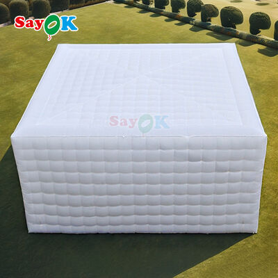 Sayok 100 personnes Capacité d'explosion Fête Event Club Tentes Tentes gonflables avec des lumières LED colorées