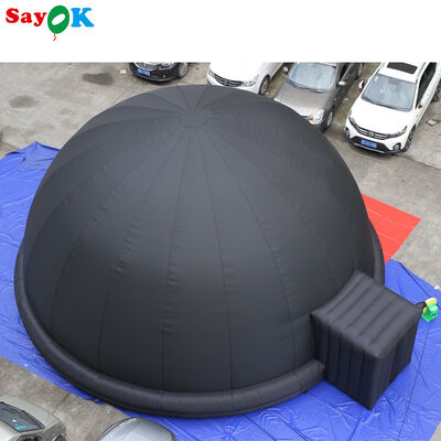 SAYOK Portable gonflable 5m/8m Planétarium Tente de projection dôme Mat de plancher en PVC en mat de plancher oxford avec souffleur d'air pour les événements scolaires